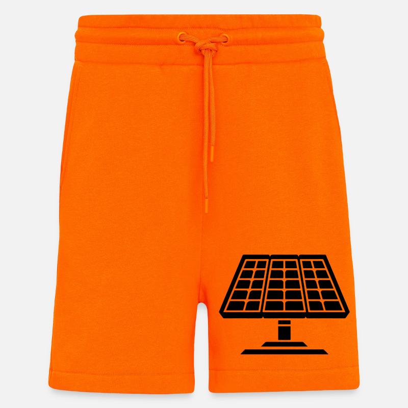 Solar system panels - Shorts - made by SPREAD - SUNSET ORANGE