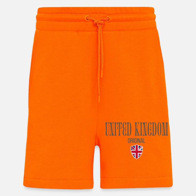 British pride, British patriot - Shorts - made by SPREAD - SUNSET ORANGE