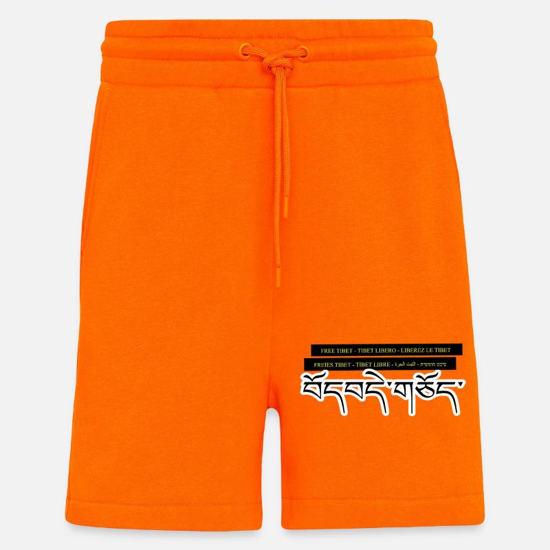 Multi Tibet - Shorts - made by SPREAD - SUNSET ORANGE