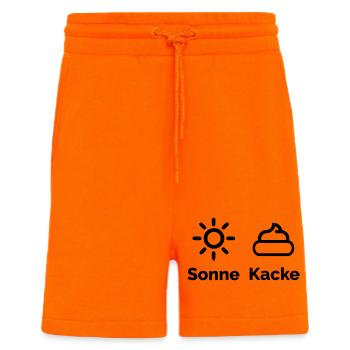 Caca de soleil - Short bio décontracté fabriqué en UE - SUNSET ORANGE - Devant