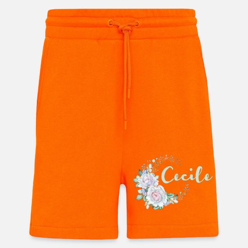 For Cecile - Shorts - made by SPREAD - SUNSET ORANGE