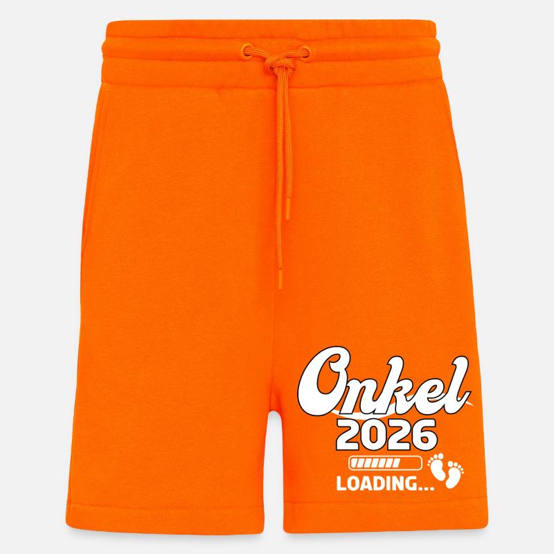Uncle 2026 Loading Design - Shorts - made by SPREAD - SUNSET ORANGE