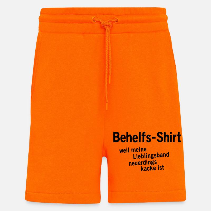 Behelfs-Shirt - Shorts - made by SPREAD - SUNSET ORANGE