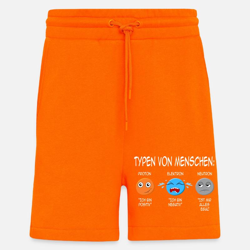 Physics Physicist Teacher Science Funny Saying - Shorts - made by SPREAD - SUNSET ORANGE