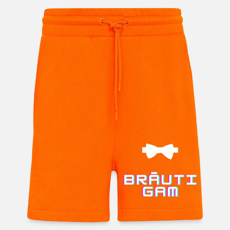 Bräutigam - Shorts - made by SPREAD - SUNSET ORANGE