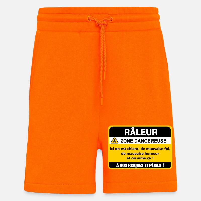 Reklamierende Gefahrenzone - Shorts - made by SPREAD - SUNSET ORANGE