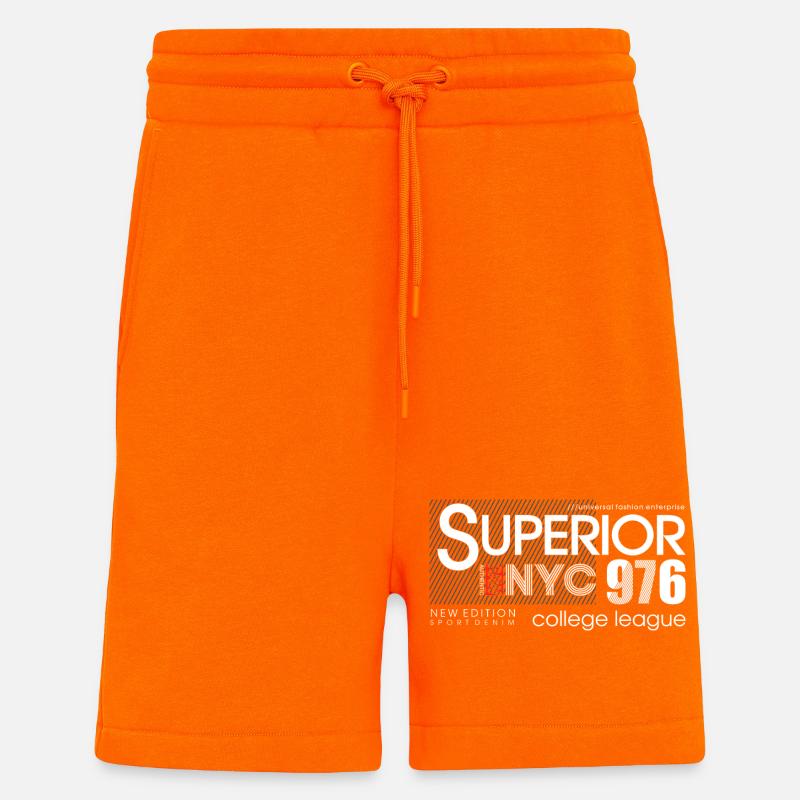 Abstraktes geometrisches Muster Ombre - Shorts - made by SPREAD - SUNSET ORANGE
