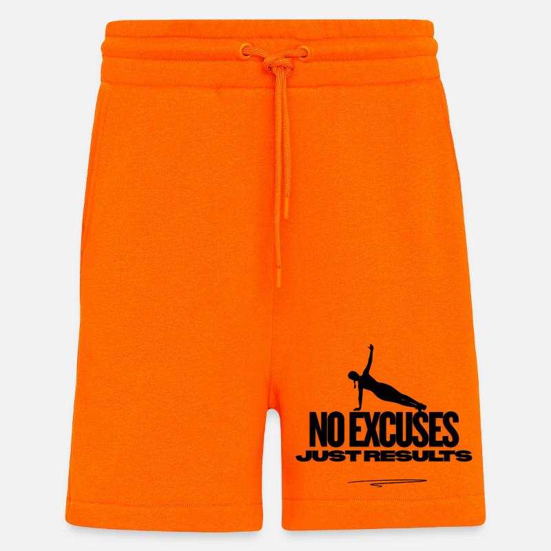 Side Plank - Short bio décontracté fabriqué en UE - SUNSET ORANGE