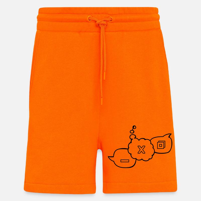 Computer speech bubbles - Shorts - made by SPREAD - SUNSET ORANGE