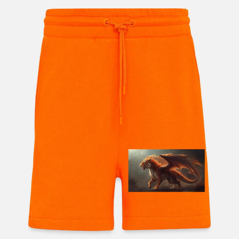 Drachentiger 1 - Shorts - made by SPREAD - SUNSET ORANGE