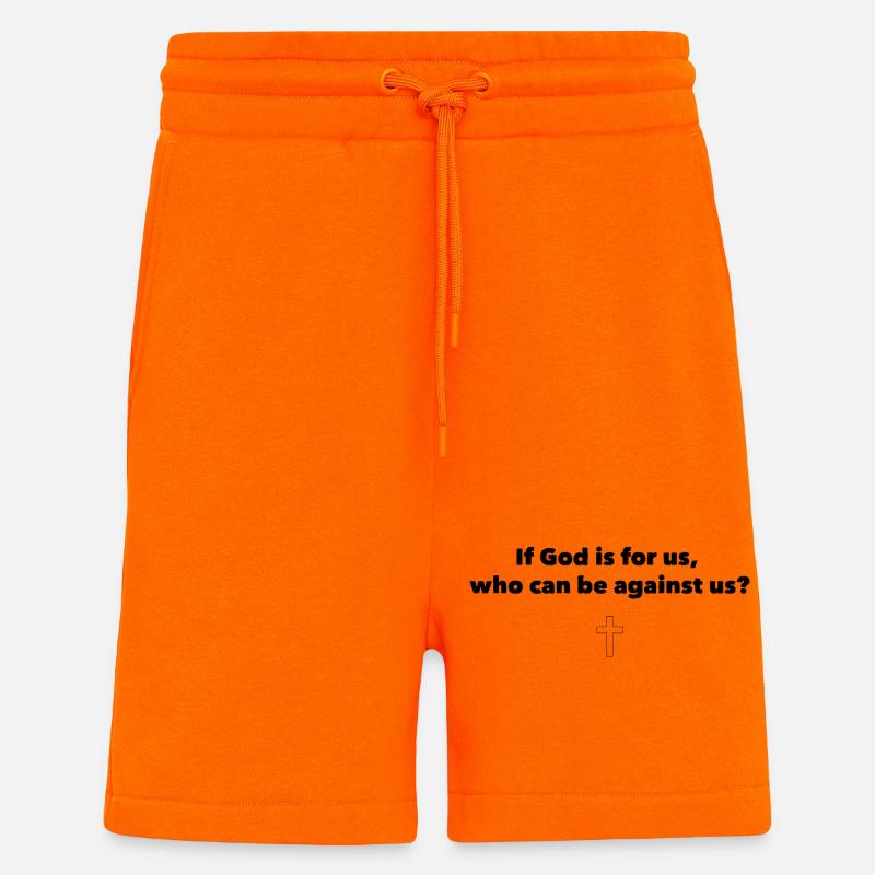 Wenn Gott mit uns ist - Shorts - made by SPREAD - SUNSET ORANGE