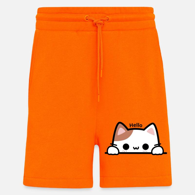 Peekaboo Kätzchen - Shorts - made by SPREAD - SUNSET ORANGE