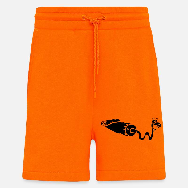 Gouache oder schwarze Schlange? - Shorts - made by SPREAD - SUNSET ORANGE