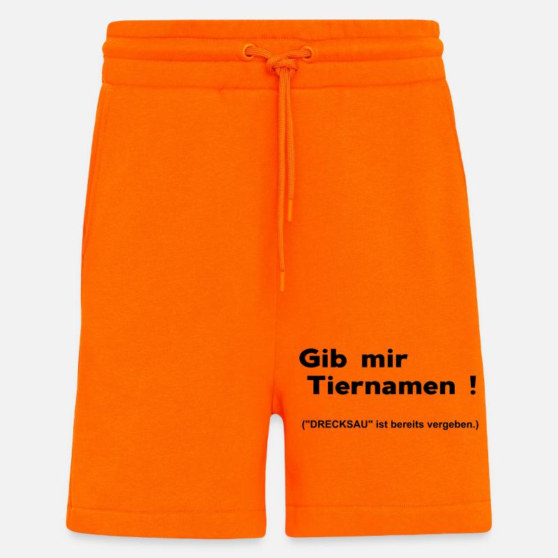 Tiernamen - Shorts - made by SPREAD - SUNSET ORANGE