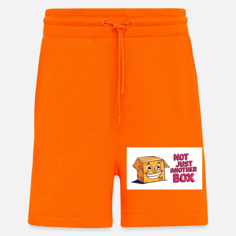 Not just another box - Shorts - made by SPREAD - SUNSET ORANGE