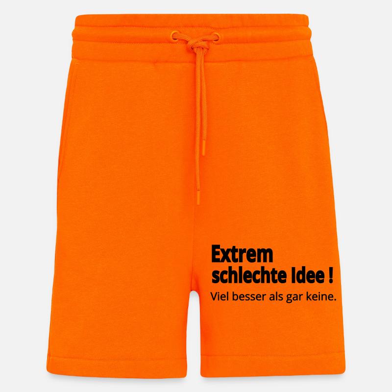 Schlechte Idee - Shorts - made by SPREAD - SUNSET ORANGE