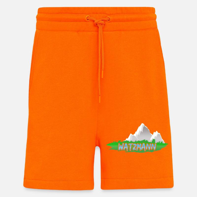 Watzmann Watzmann - Short bio décontracté fabriqué en UE - SUNSET ORANGE