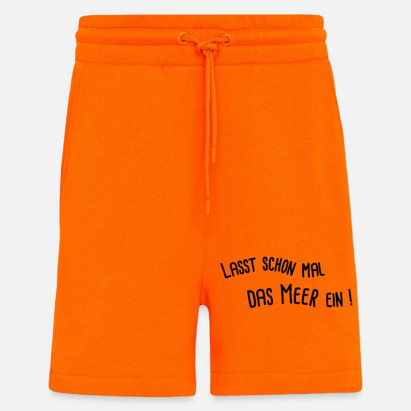 let the sea in - Shorts - made by SPREAD - SUNSET ORANGE