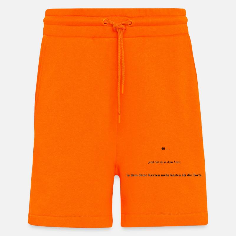 Bitte Design hochladen - Shorts - made by SPREAD - SUNSET ORANGE