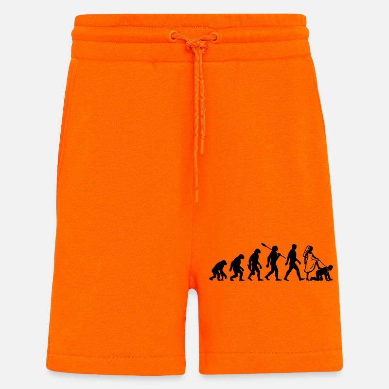 Evolution Bachelor Party - Shorts - made by SPREAD - SUNSET ORANGE