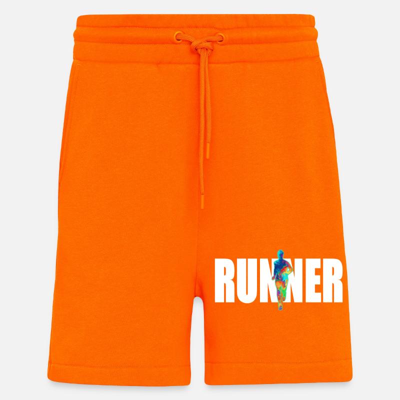 Läufer - Shorts - made by SPREAD - SUNSET ORANGE