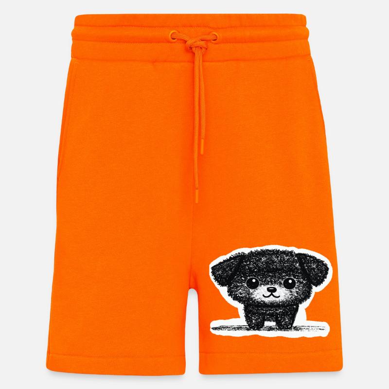 Winziges Hündchen (Grau) - Shorts - made by SPREAD - SUNSET ORANGE