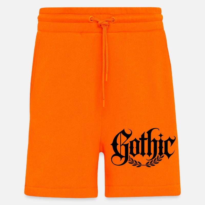 Goth Mommy - Cool Stoic Design - Shorts - made by SPREAD - SUNSET ORANGE