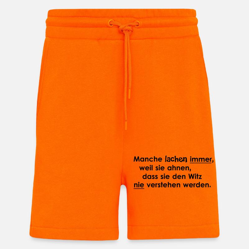 Immer lachen - Shorts - made by SPREAD - SUNSET ORANGE
