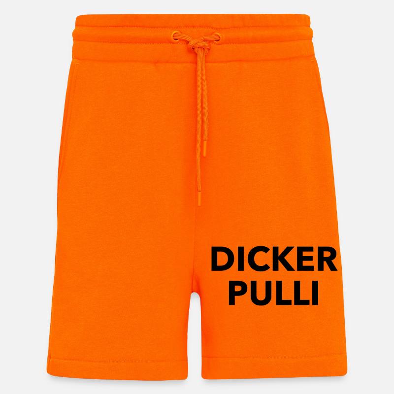 Pull épais - Short bio décontracté fabriqué en UE - SUNSET ORANGE