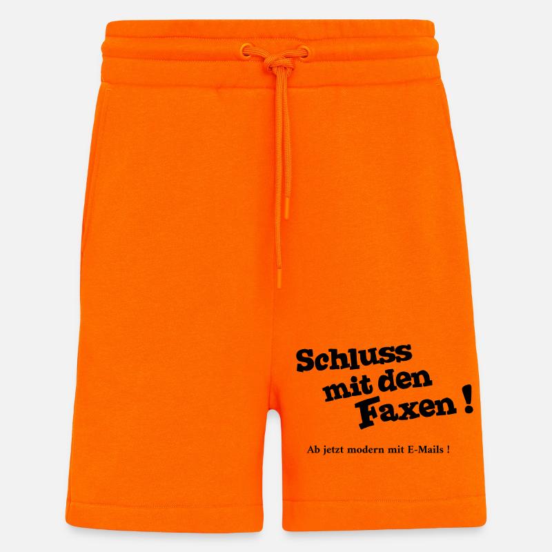 Schluss mit Faxen - Shorts - made by SPREAD - SUNSET ORANGE