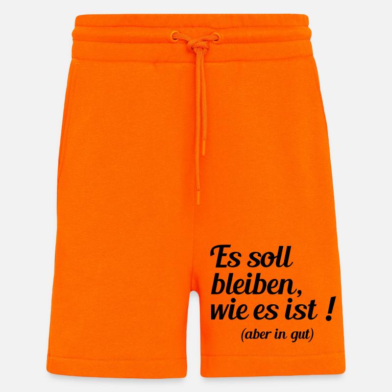 It should stay in good - Shorts - made by SPREAD - SUNSET ORANGE