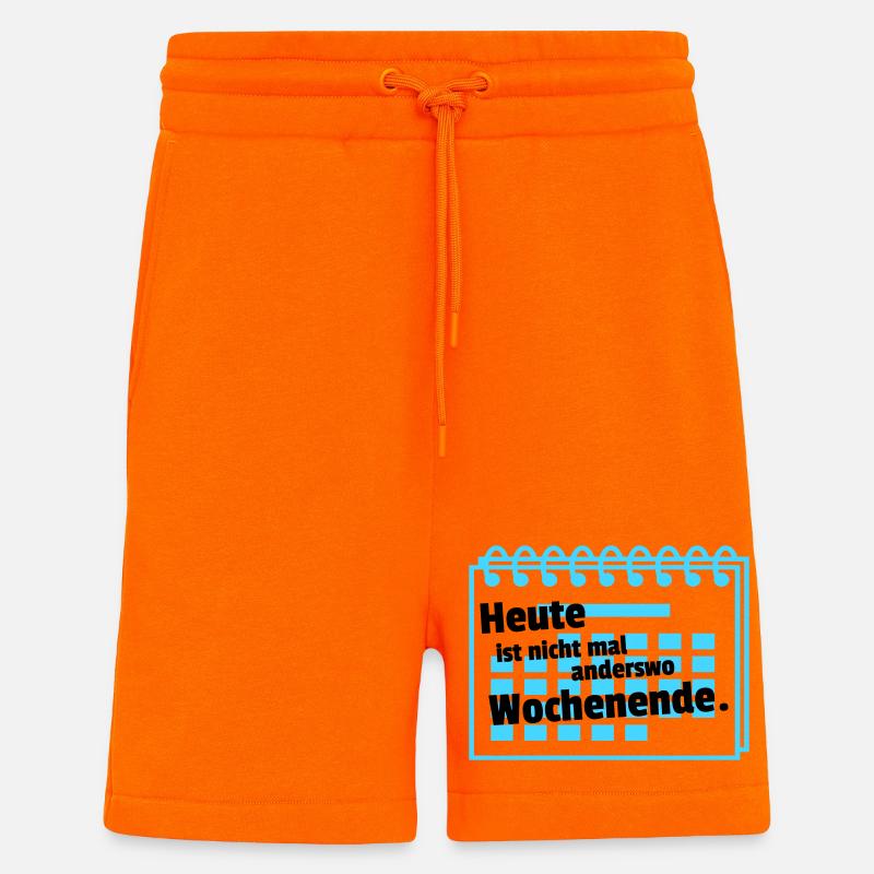 Nirgends Wochenende  - Shorts - made by SPREAD - SUNSET ORANGE