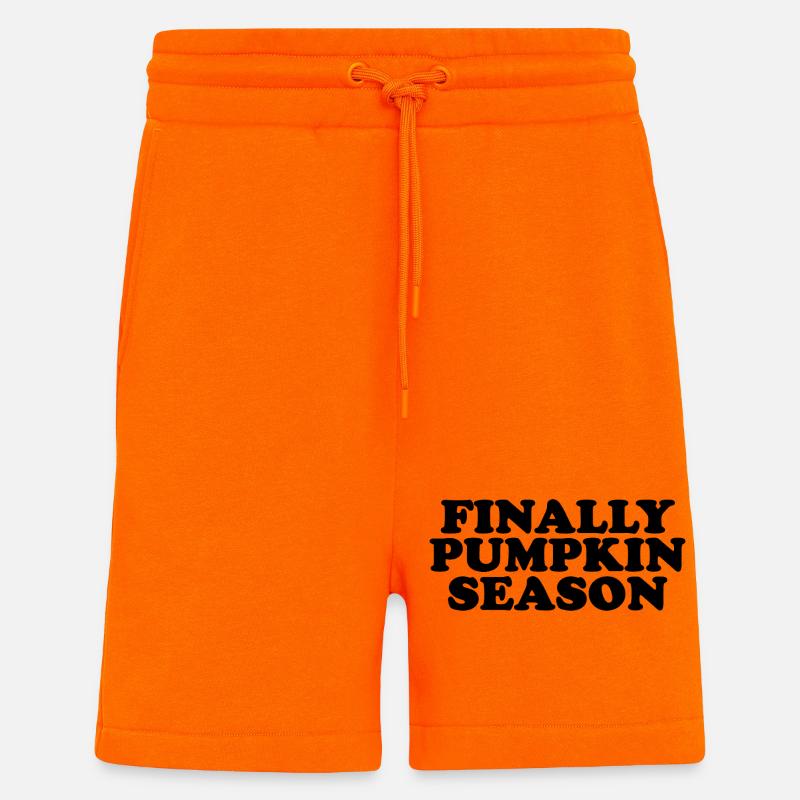 Endlich Kürbis Saison Design - Shorts - made by SPREAD - SUNSET ORANGE