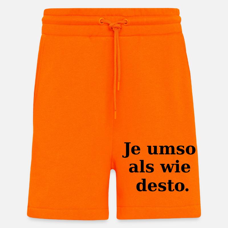 No comparison - Shorts - made by SPREAD - SUNSET ORANGE