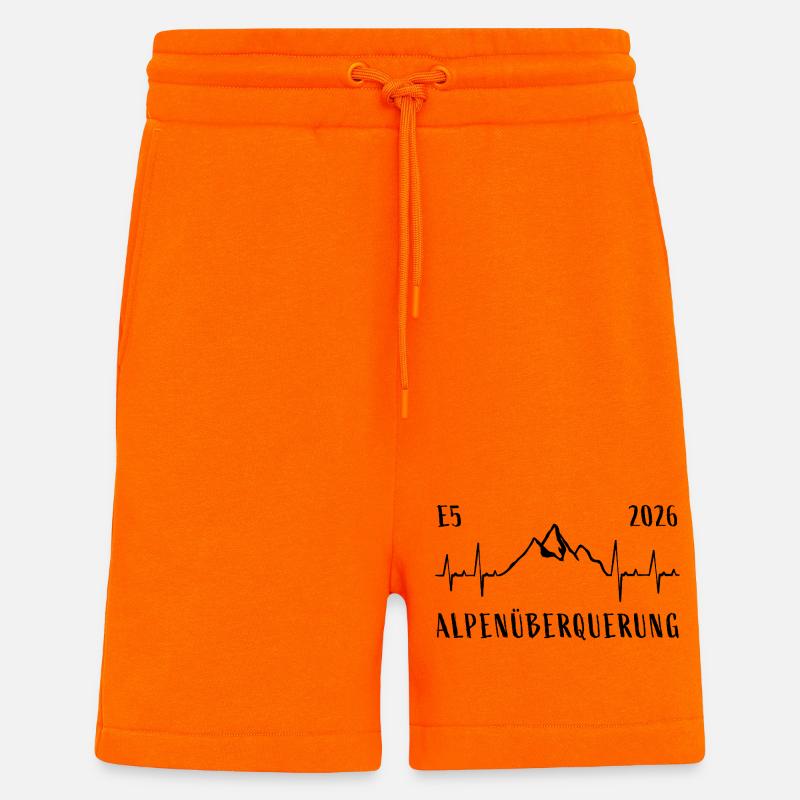 Alpenüberquerung E5 2026 - Shorts - made by SPREAD - SUNSET ORANGE
