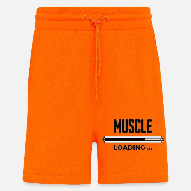 Muscle Loading Progress - Shorts - made by SPREAD - SUNSET ORANGE