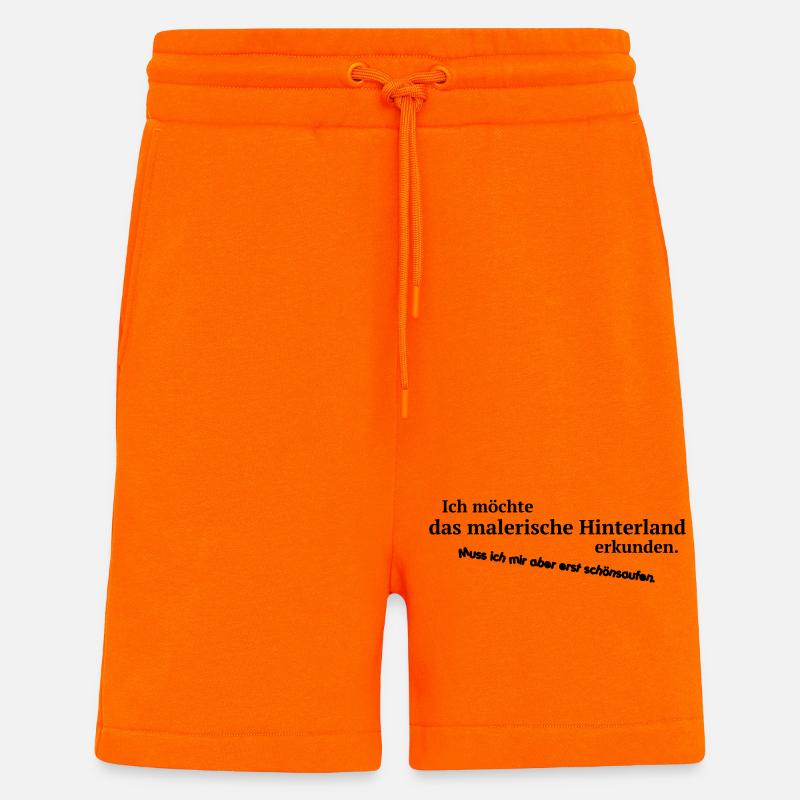 Malerisches Hinterland - Shorts - made by SPREAD - SUNSET ORANGE