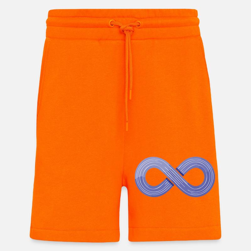 Infinity Flow – Symbol der Agilität - Shorts - made by SPREAD - SUNSET ORANGE