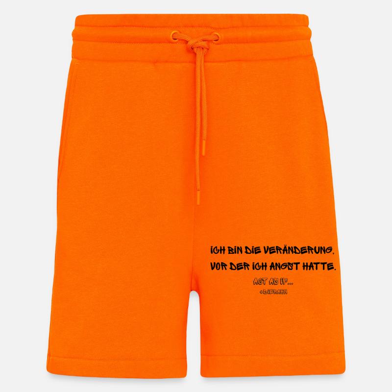 Act As If Traumdesign - Shorts - made by SPREAD - SUNSET ORANGE