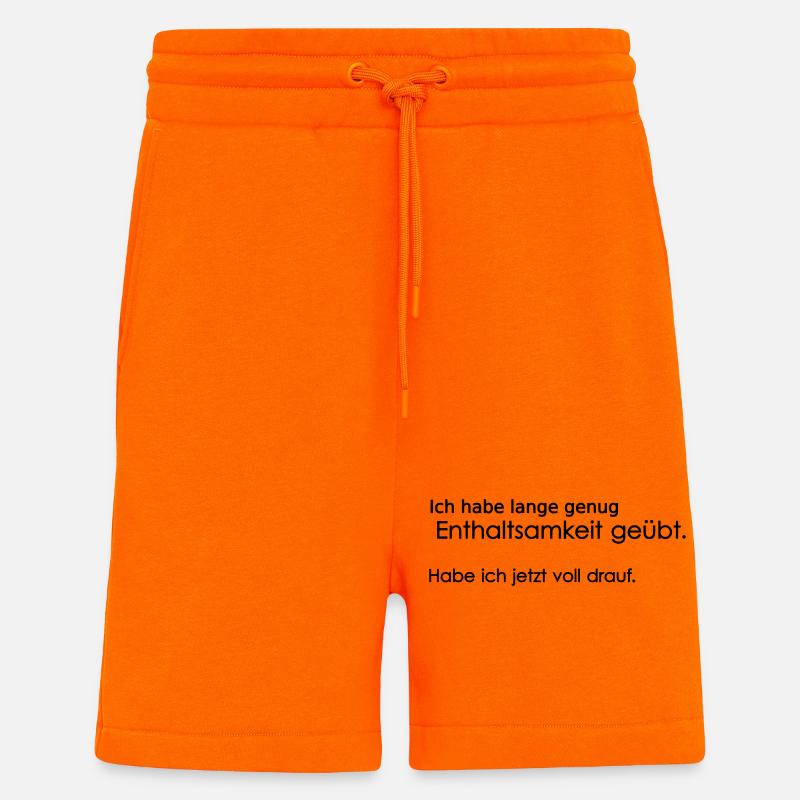 Enthaltsamkeit - Shorts - made by SPREAD - SUNSET ORANGE