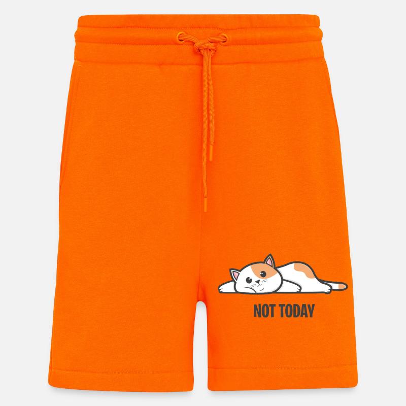 Katze - Nicht heute - Shorts - made by SPREAD - SUNSET ORANGE
