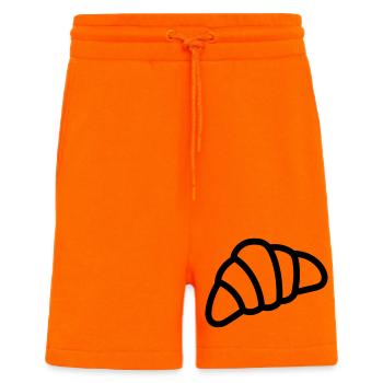 croissant - Short bio décontracté fabriqué en UE - SUNSET ORANGE - Devant