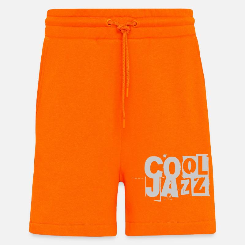 Cool gazz Distressed Typografie - Shorts - made by SPREAD - SUNSET ORANGE