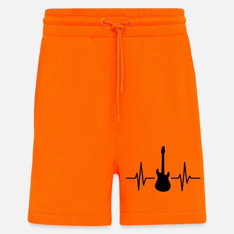 Gitarre Pulse Silhouette - Shorts - made by SPREAD - SUNSET ORANGE