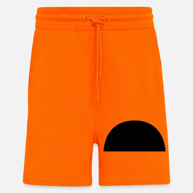 semicircle - Shorts - made by SPREAD - SUNSET ORANGE