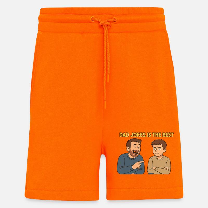 Vaterwitze sind die besten - Shorts - made by SPREAD - SUNSET ORANGE
