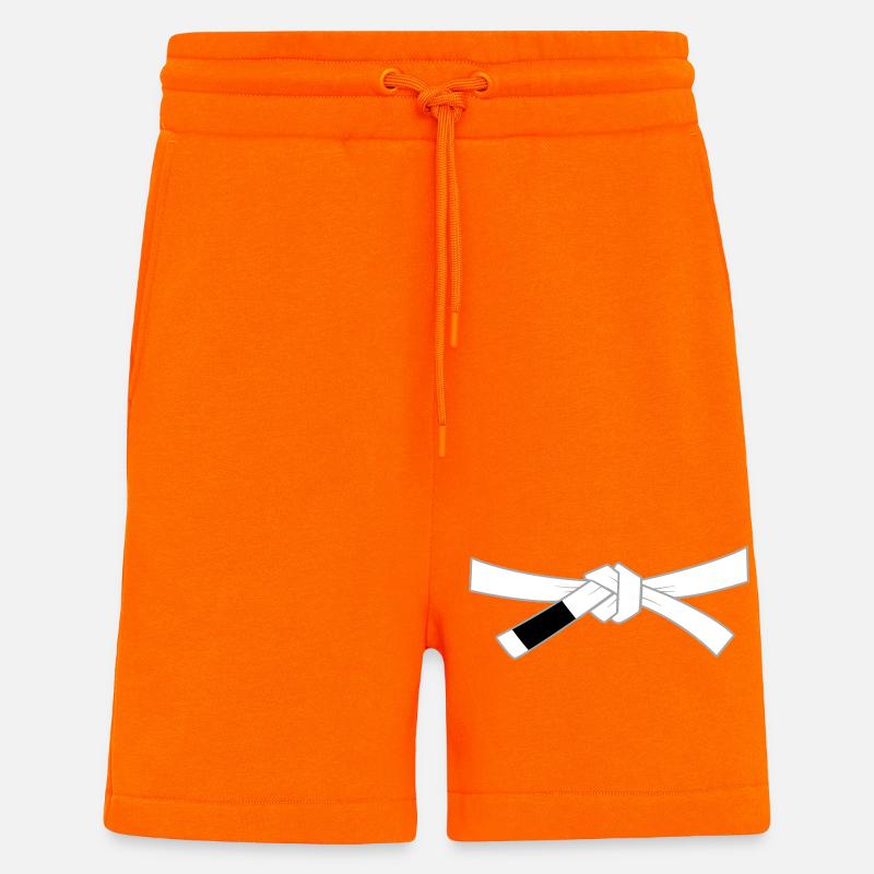 Whitebelt - Weißgurt - Shorts - made by SPREAD - SUNSET ORANGE