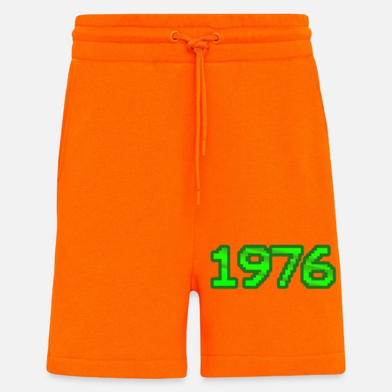 Nerd 1976 - Short bio décontracté fabriqué en UE - SUNSET ORANGE