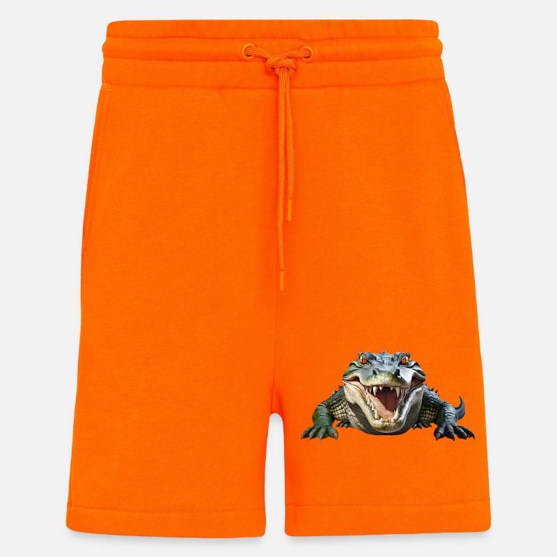 Krokodil - Shorts - made by SPREAD - SUNSET ORANGE