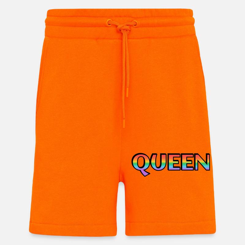 KÖNIGIN REGENBOGEN - Shorts - made by SPREAD - SUNSET ORANGE